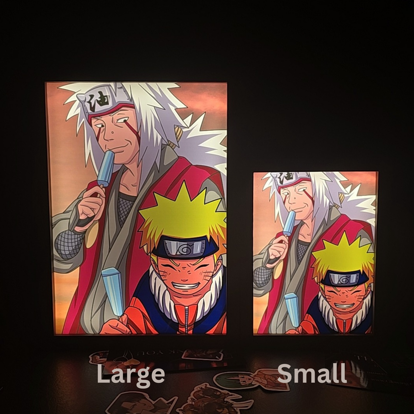 Naruto et Jiraiya